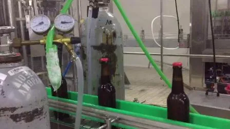 Glass Bottle Small Juice Sealing Rinsing Filling Capping Packing Corking Machine Production Line Plant